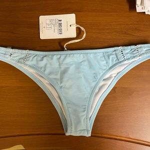NWT Rhythm My Cheeky Light Blue Bikini Bottom